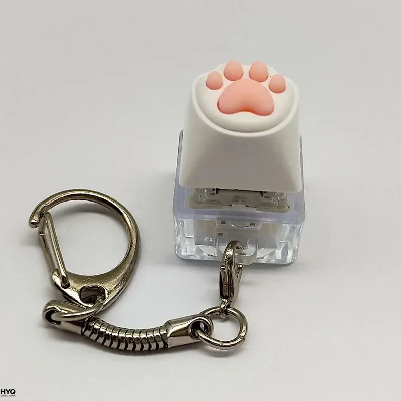 Gaming Keyboard Test - Cute Cat Claw Key Chain Key