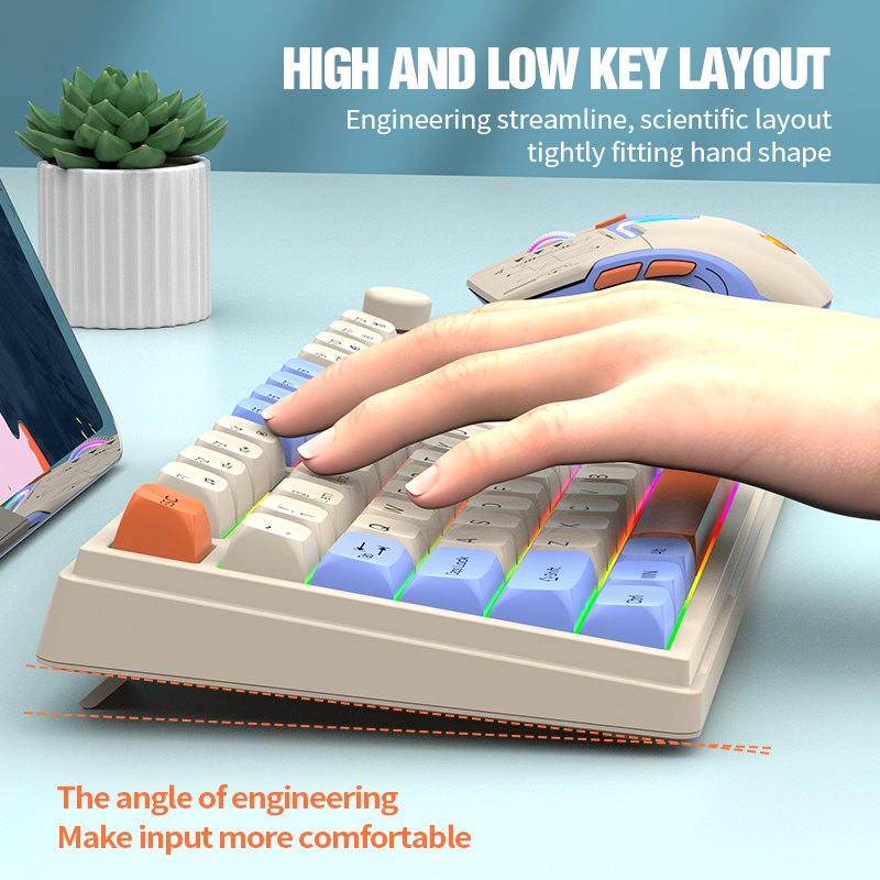 2.4G Dual-Mode Bluetooth Wirel - Gaming Keyboard No Rgb review and price