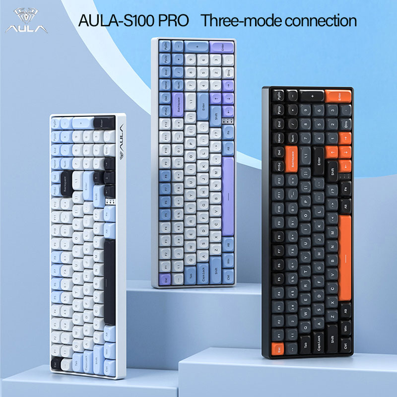 AULA S100Pro Wireless Mechanic - Gaming Keyboard Hot Swappable review and price