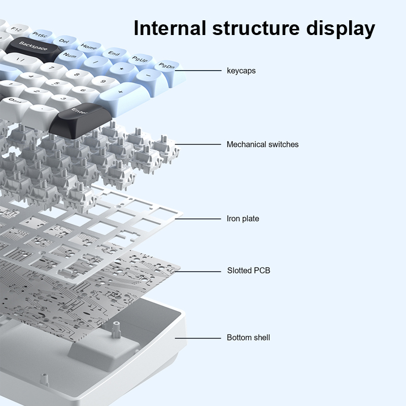 AULA S100Pro Wireless Mechanic - Gaming Keyboard Hot Swappable review and price