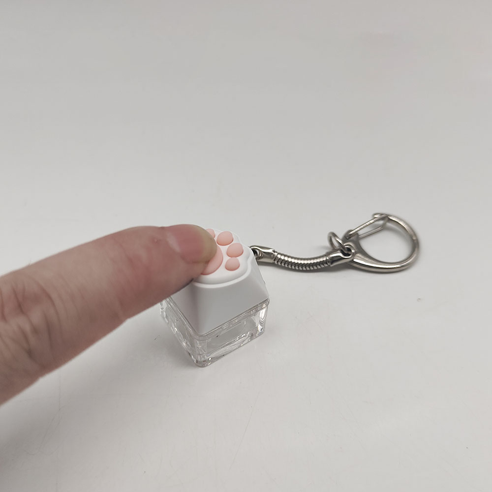 Cute Cat Claw Key Chain Key Ri - Gaming Keyboard Test review and price