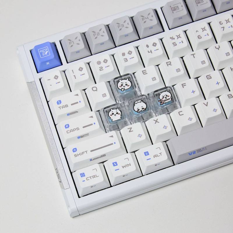 Chiikawa 4 Pcs Handmade Transp - Gaming Keyboard Nearby review and price