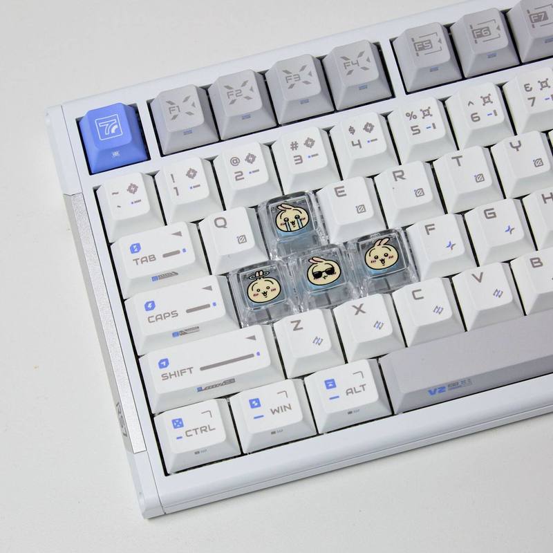 Chiikawa 4 Pcs Handmade Transp - Gaming Keyboard Nearby review and price