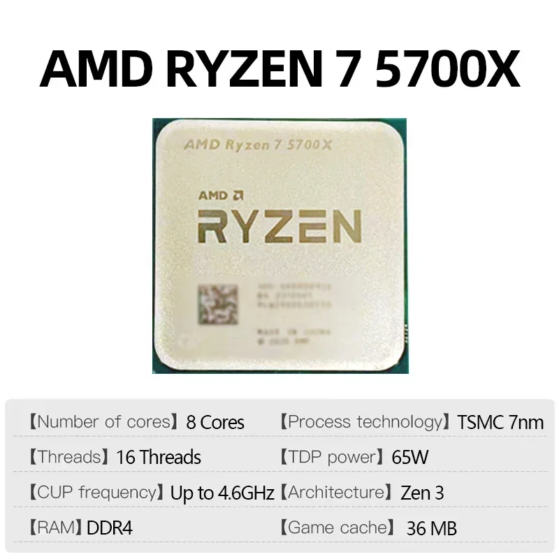 AMD Ryzen 7 5700X Processor 8- - Amd Cpu Ryzen 7 review and price