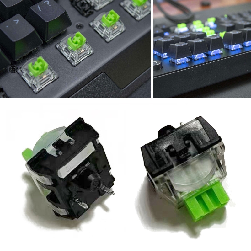 New RGB MX 2Pcs Green Switches - Gaming Keyboard No Rgb review and price