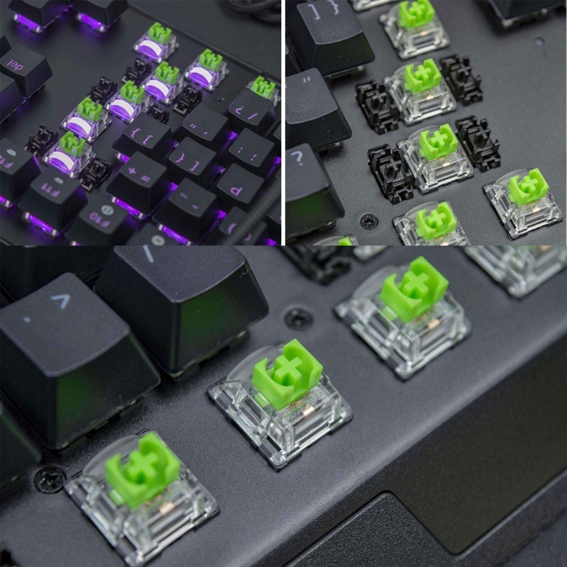 New RGB MX 2Pcs Green Switches - Gaming Keyboard No Rgb review and price